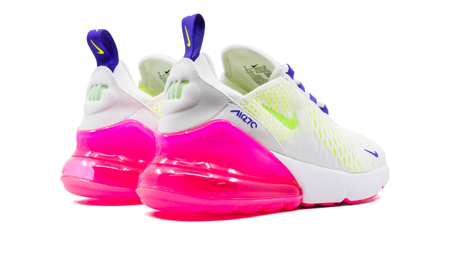 AIR MAX 270 MNS WMNS "White / Pink Blast / Volt" DH0252 100