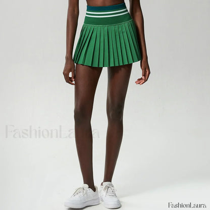 Pleated Tennis High Waist Sport Skirt
