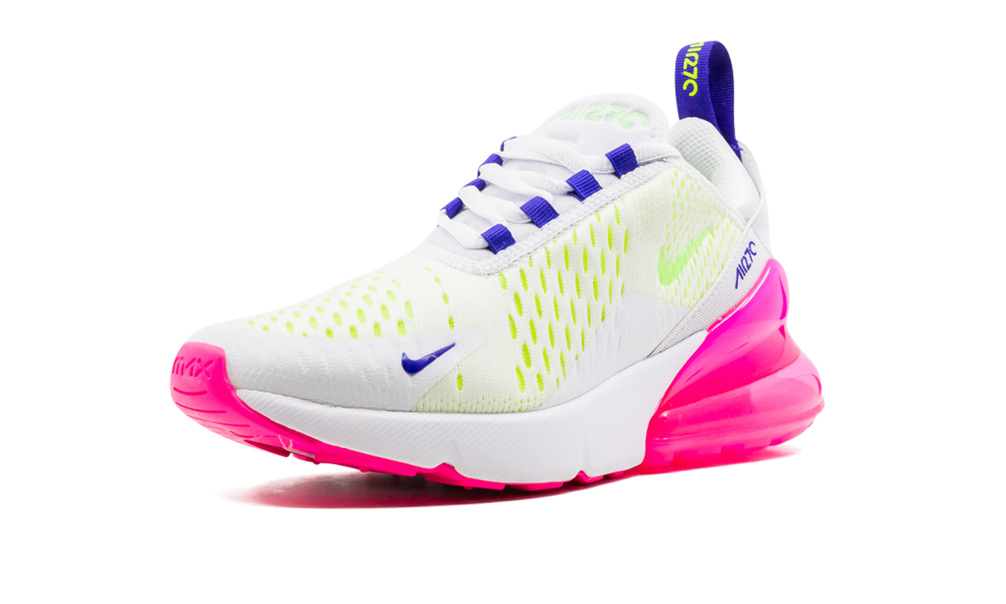 AIR MAX 270 MNS WMNS "White / Pink Blast / Volt" DH0252 100